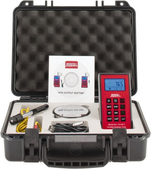SPI Portable Hardness Tester, Designed To Test Large Hard Metal Parts - 15-140-7 SPI Portable Hardness Tester, Designed To Test Large Hard Metal Parts - 15-140-7