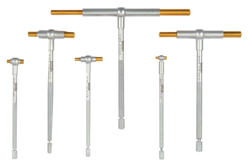 SPI Telescoping Hole Gage Set, TiN Coated, 6 Gages, 5/16 - 6