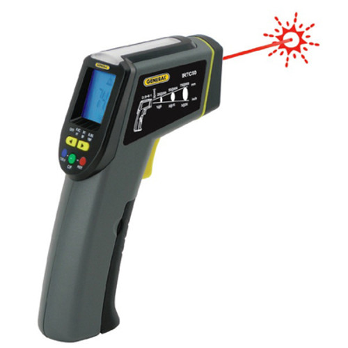 Central Tools Inc General Tools IRTC50 8-1 Energy Audit IR Thermometer Scanner