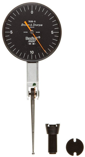Brown & Sharpe BesTest Dial Test Indicator 599-7035-5, 0.020