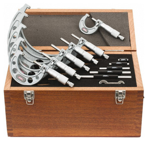 SPI Mechanical Outside Micrometer Set, 0-6 SPI Mechanical Outside Micrometer Set, 0-6