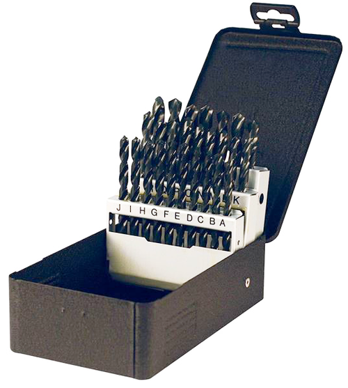 Precision Twist Drill 26 Piece A to Z HSS Black Oxide 118° Jobbers Length Twist Drill Set C26R15 Precision Twist Drill 26 Piece A to Z HSS Black Oxide 118° Jobbers Length Twist Drill Set C26R15