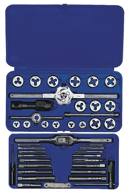 IRWIN 41 Piece Tap & Die Set 24606, #4 Thru 1/2