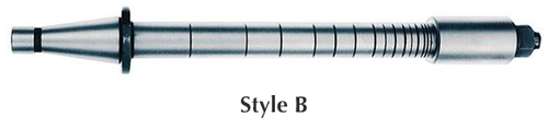 Precise Style B Milling Machine Arbor, 30 Taper, Length of Shoulder to Nut 2
