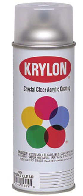 Krylon Interior/Exterior Industrial Maintenance Paint, Clear Acrylic 12 Oz.  - 1301 - 81-010-110
