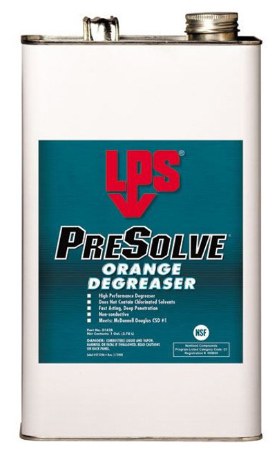 LPS Labs PreSolve Orange Cleaner/Degreaser, 1 Gallon - 81-001-191