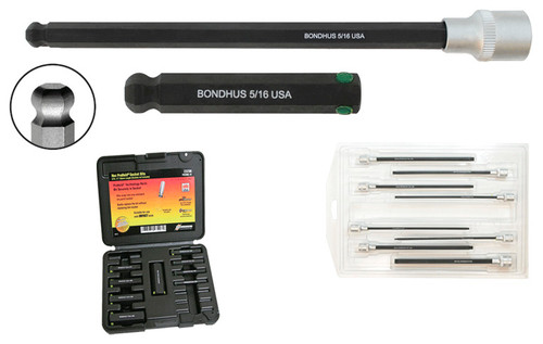 Bondhus ProHold® Tip Ball End Socket Bit Set PHBX8M-6, 8 Pieces, Bits Only, 3-10mm, 6 Bondhus ProHold® Tip Ball End Socket Bit Set PHBX8M-6, 8 Pieces, Bits Only, 3-10mm, 6