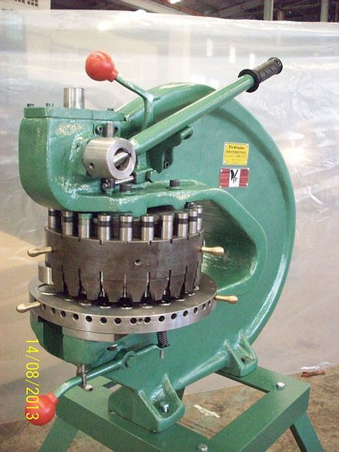 ta-pun2 Tin Knocker 18 Station Hand Turret Punch - TK-18| Penn Tool Co., Inc
