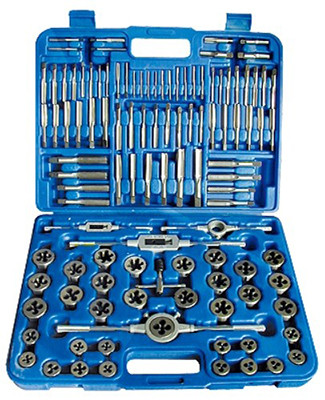 Precise 110 Piece Standard Quality Tap & Die Combo Set - 1011-0111