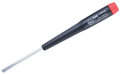 Wiha Precision Slotted Screwdriver, 1.0mm (.039 Wiha Precision Slotted Screwdriver, 1.0mm (.039