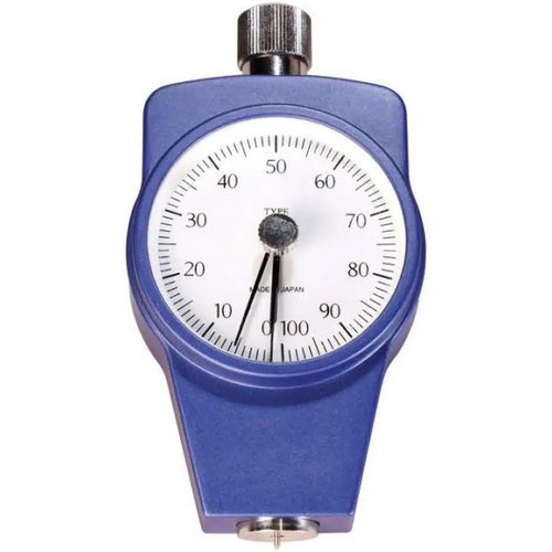 Hoto Instruments Durometer Portable Dial Hardness Tester E2-D, 0 to 100 Range, Shore D Scale - 59-028-1
