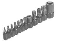 Lisle 26530 Torx-Bit-Set Mit Haltern – Sicher Gegen Verrutschen – Für Schrauben T10 Bis T55 – Ideal Für Heimwerker & Profis