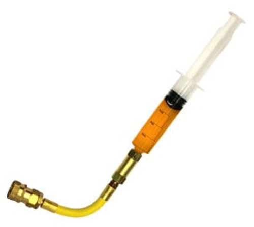 Tracer Products A/C Dye Syringe Injector with Pressure Check Valve & Hose - FUTP-9881 Tracer Products A/C Dye Syringe Injector with Pressure Check Valve & Hose - FUTP-9881