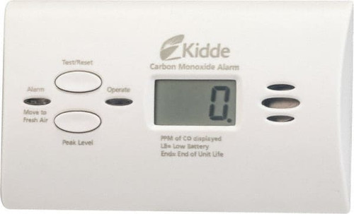 Kidde Fire Safety CO Alarm 85 dB Decibel Rating, AA Battery Included, Wall or Ceiling Mount, Electrochemical Sensor 21008873 - 61972832 Kidde Fire Safety CO Alarm 85 dB Decibel Rating, AA Battery Included, Wall or Ceiling Mount, Electrochemical Sensor 21008873 - 61972832
