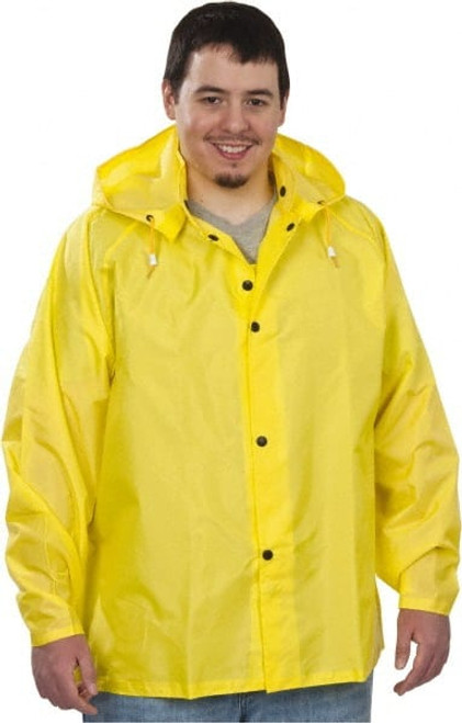 MCR Safety Size L Yellow Rain Jacket 58