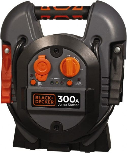 Black Decker 12 Volt Jump Starter 300 Amps 600 Peak Amps J312B 37672219