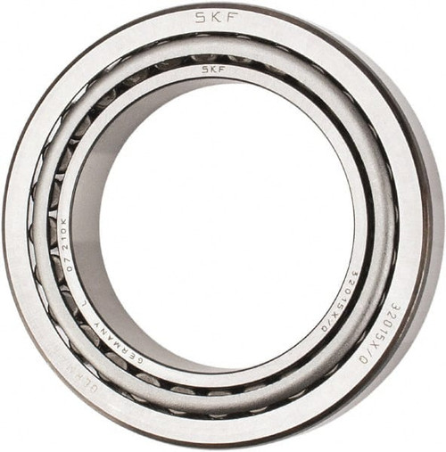 SKF 75mm Bore Diam, 115mm OD, 25mm Wide, Tapered Roller Bearing 106,000 N Dynamic Load Capacity, 163,000 N Static Load Capacity 32015 X/Q - 43337872 SKF 75mm Bore Diam, 115mm OD, 25mm Wide, Tapered Roller Bearing 106,000 N Dynamic Load Capacity, 163,000 N Static Load Capacity 32015 X/Q - 43337872