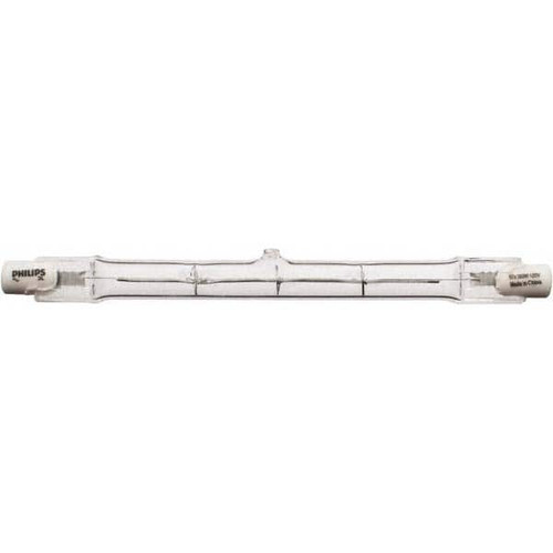 Philips 300 Watt Halogen Commercial/Industrial Double Ended Contact Lamp 2,900°K Color Temp, 5,200 Lumens, 120 Volts, Dimmable, T3, 2,000 hr Avg Life 415711 - 92432970
