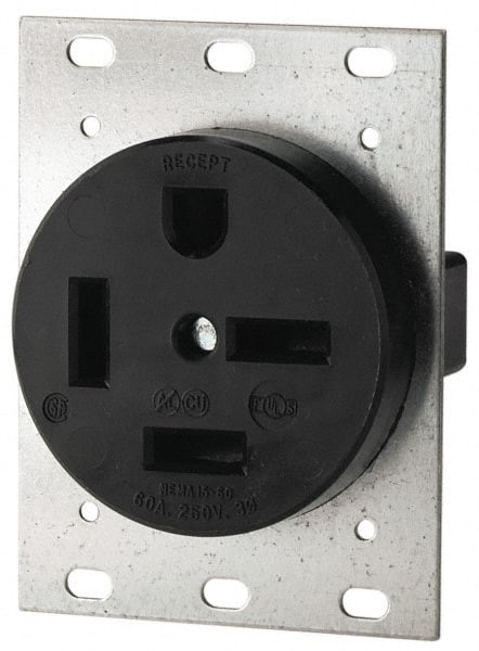 Cooper Wiring Devices 250 VAC 50A NEMA 15-50R Industrial Grade
