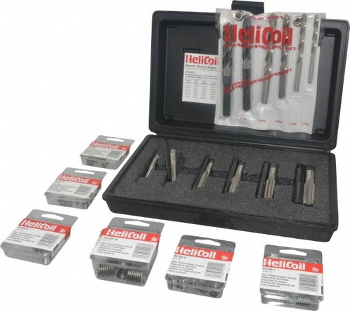 HeliCoil Thread Repair Kit: 5/8-11, Threaded Insert Includes Drill, Installation Tool and Tap 4934 - 00059451 HeliCoil Thread Repair Kit: 5/8-11, Threaded Insert Includes Drill, Installation Tool and Tap 4934 - 00059451