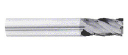 Fullerton Harmon-i-Cut Solid Carbide End Mill, Square End, 1/8" Dia. - 34001-1