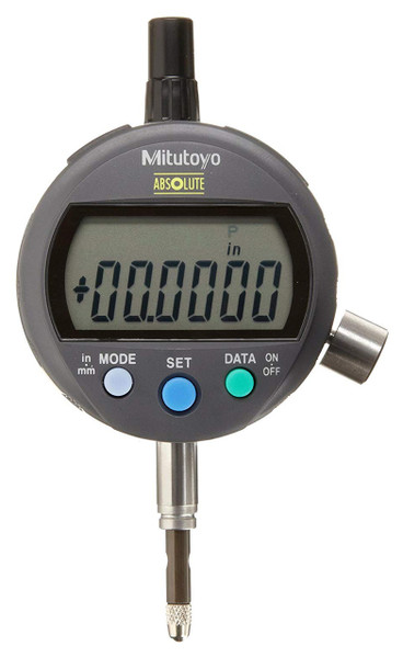 Mitutoyo ABSOLUTE Digimatic Indicator ID-C1012CMX, 0.5"/12.7mm, Flat Back, Low Measuring Force - 543-405B