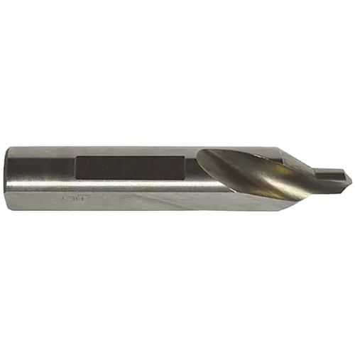 KEO Hey Plain Type 60º Included Angle H.S.S. Single End Combined Drill & Countersink, #5 Size, 7/16" Body Diameter, 3/16" Drill Diameter, 2-1/4" Overall Length