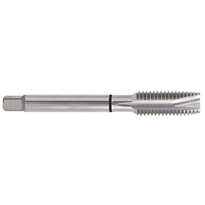 YG-1 Bright H.S.S. EX Combo Metric 3 Flute Spiral Pointed Plug Tap, 8mm-1.00mm Thread Size, D5 Thread Limit