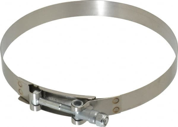Campbell Fittings 6-1/2" Hose, 3/4" Wide x 0.025" Thick, T-Bolt Band Clamp Stainless Steel 30050-0650-051 - 48499669