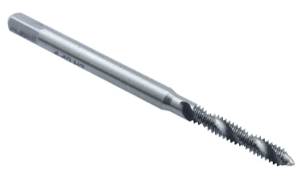 Precise H.S.S. Spiral 2 Flute Bottom Tap, 6-32NC Size, H3 H Limit - 1011-8513