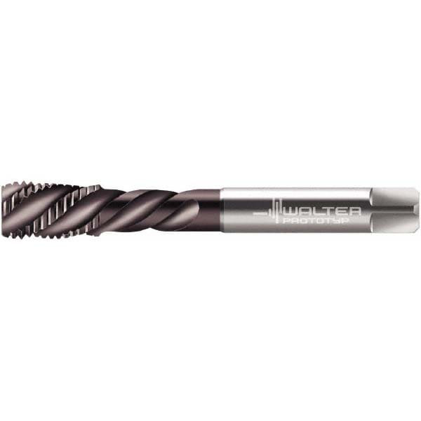 Walter Prototyp Spiral Flute Tap: M16x2.00 Metric, 4 Flutes, Modified Bottoming, 6HX Class of Fit, Powdered Metal, Hardlube Coated 20 mm Thread Length, 110 mm OAL, Left Hand Thread, Series EP2056382 6245608 - 53064085
