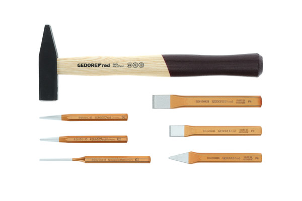 Gedore R22150019 Hammer/chisel set 2/6 CT module, 7 pieces - 3301718