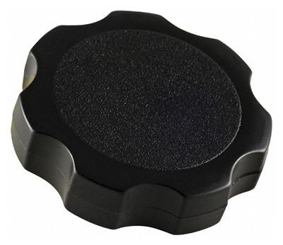 Press Fit Thumb Screw Knobs, Black Rosette Knobs 100 Piece Set, 5/16" Screw Size, 1-1/2" Head Dia - 99-608-2