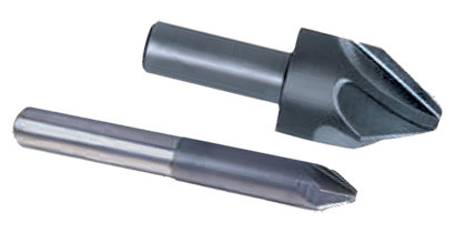 HSS 6 Flute Chatterless Countersink, 60°, 1/4" - 43-198-1