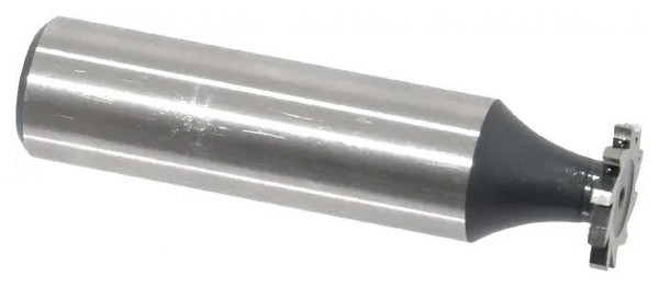 Interstate Straight Tooth Woodruff Key Seat Cutter, HSS, 1/2" Diameter, 1/16" Face Width, 2-1/16" OAL - 43-003-3