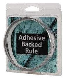 Mylar Adhesive Backed Rule, Horizontal, Left to Right, 1/32" Grad., 12