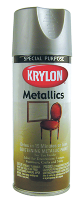Krylon Interior/Exterior Industrial Maintenance Paint, Dull Aluminum 12