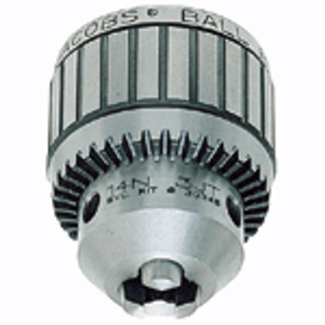 Jacobs Super Chuck Keyed Ball Bearing Drill Chuck 18N, 1/8 3/4" Range, JT4 Mount 717439