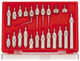 SPI Drop Indicator Flat Button Contact Point: #4-48, 5/8 Dia, 0.094