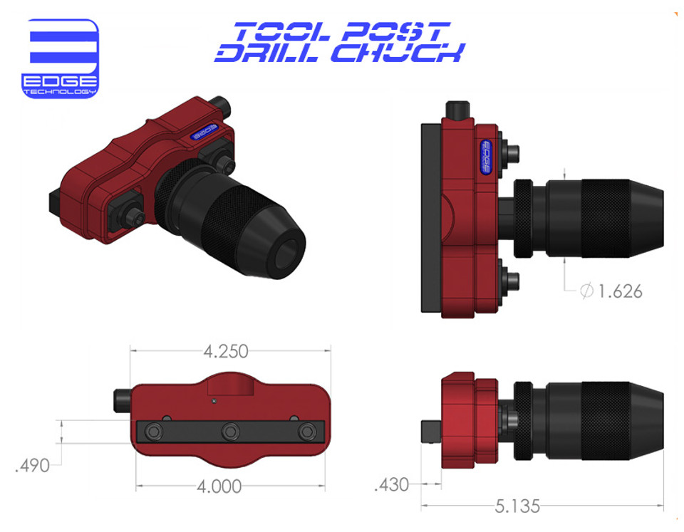 tool post drill chuck