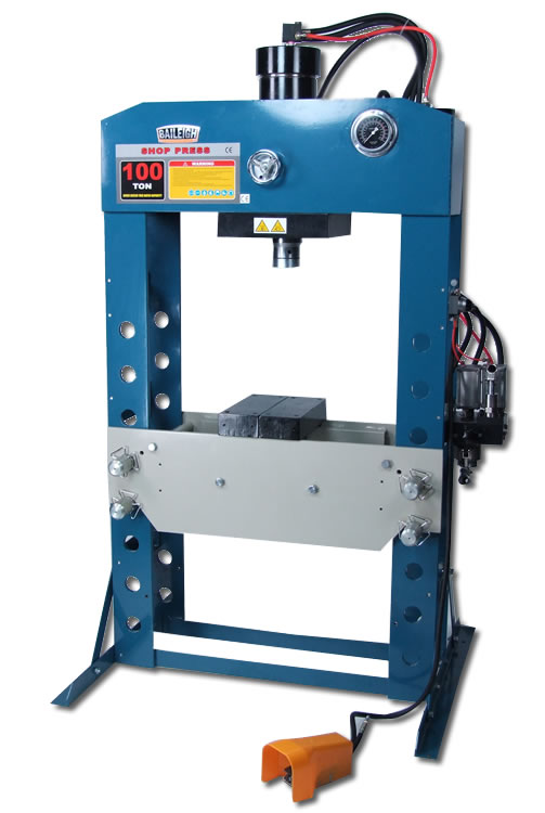 What does a 20-Ton Pneumatic Shop Press Do?