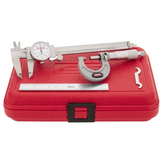 【最新入荷】 Caliper Machinist Piece 3 SPI and 13 - Kit Tool Micrometer ロッド