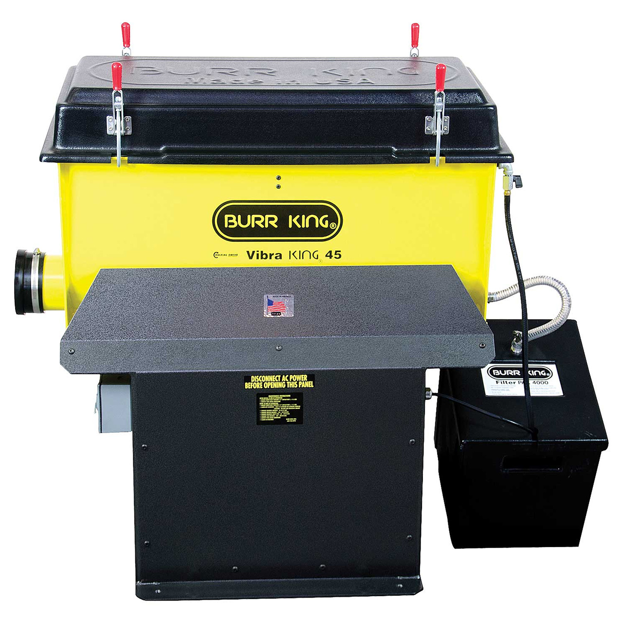 Burr King Vibra King Chamber, Model 45, 1.5 HP, 220V 3-Phase