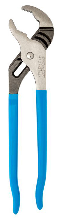 チャンネルロック channel lock 栓抜き(未使用) ChannelLock 442 Curved Jaw Tongue & Groove Pliers, 12