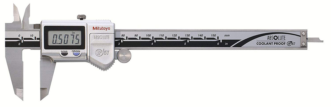 Mitutoyo IP67 Waterproof Digimatic Caliper 500-752-20, 0-6