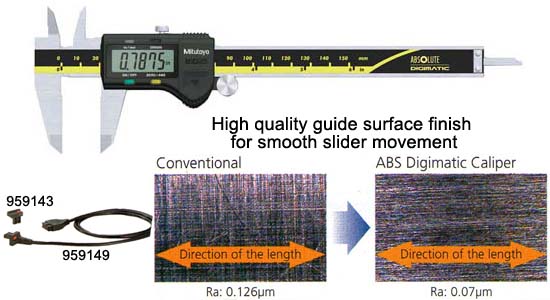 Mitutoyo Digital Caliper, ABSOLUTE Digimatic Caliper Range: 0-6