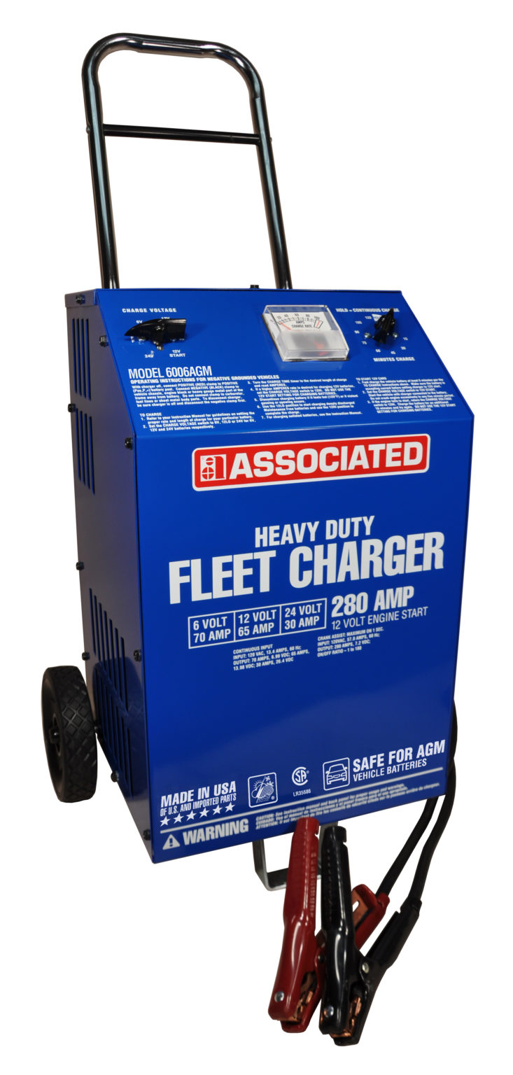 Associated Fleet Fast Charger (6/12 & 24 Volt 280 AMP) 6006AGM - ASO6006