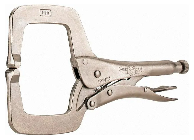 thumbnail image 2 of Locking C-Clamps With Swivel Pads - Tools 2 of 12