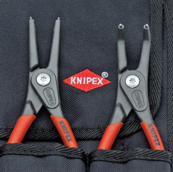 Knipex 4 Piece Snap Ring Circlip Plier Set w/Tool Roll