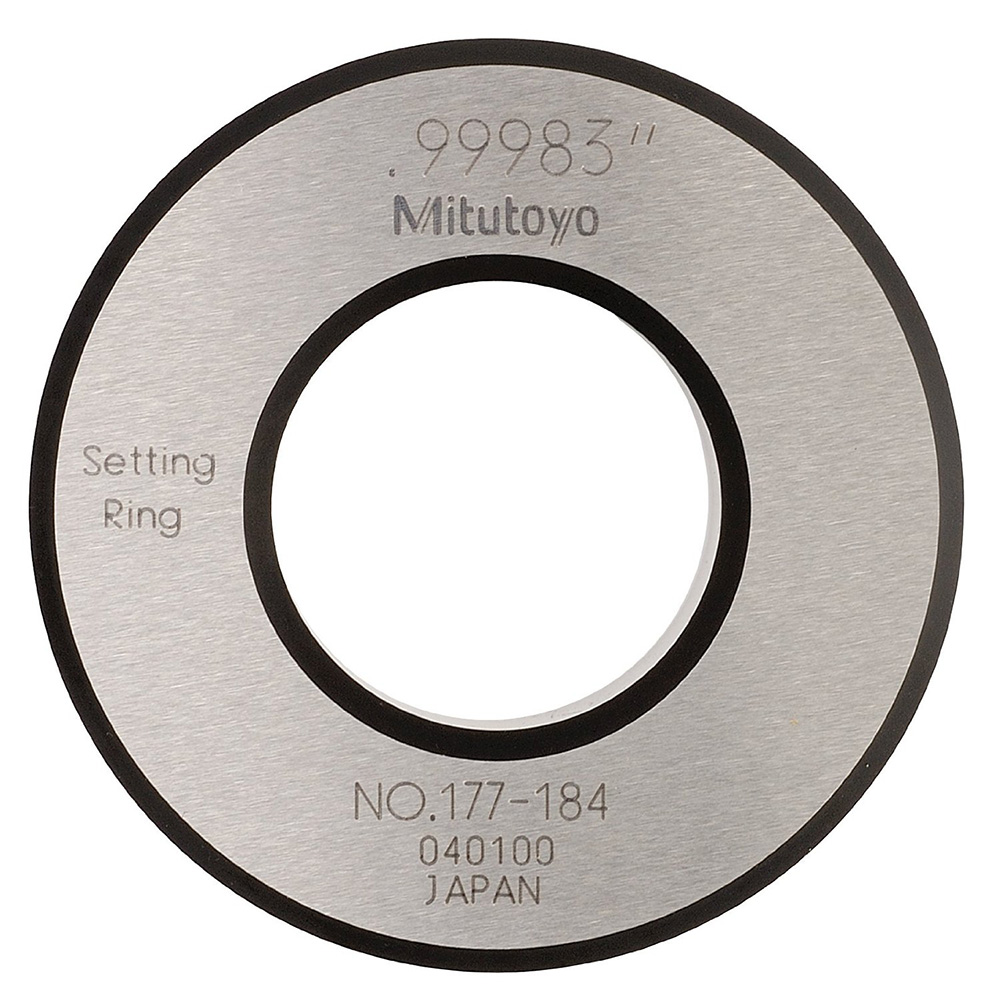 4.41 Outside Diameter 2.8 Size +/-0.00006 Accuracy 0.79 Width Mitutoyo 177-188 Setting Ring 